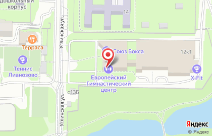 Европейский Гимнастический Центр на Угличской улице на карте