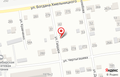 Сварочная мастерская на улице Гайдара на карте