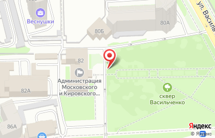Киоск по продаже кофе в Московском районе на карте