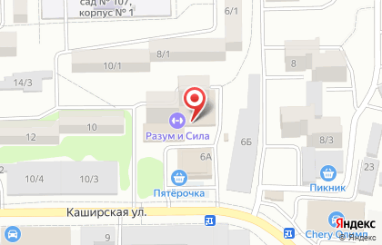 Боксёрский клуб Разум и Сила на карте