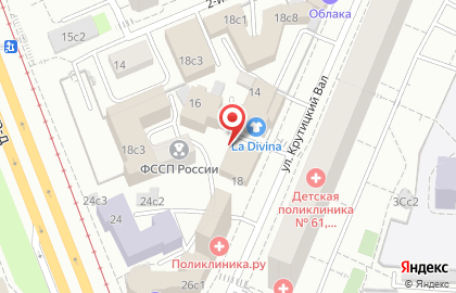 Продукты на улице Крутицкий Вал на карте