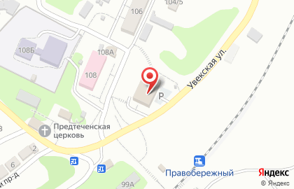 Клуб Увек на карте