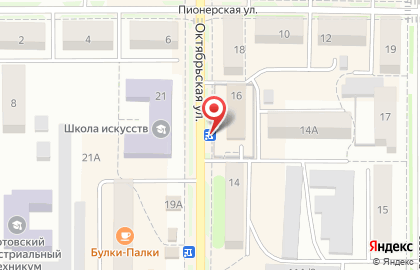 Магазин окон и натяжных потолков, ИП Козлов С.Ю. на Октябрьской улице на карте