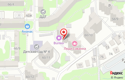Мегаполис в Ростове-на-Дону на карте