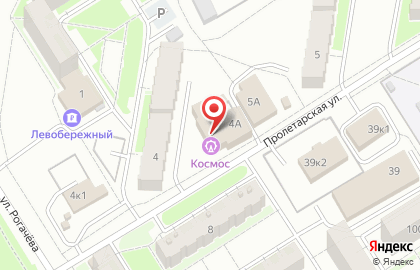 Бильярдный клуб Космос на карте