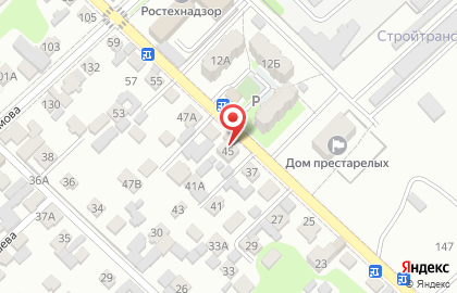 Магазин продуктов на улице Фурманова на карте