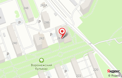 Магазин Пивное место на Воронежской улице, 244 на карте
