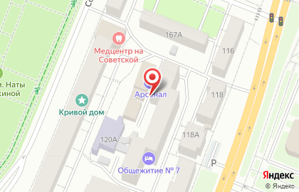 Общежитие ПГТУ на улице Карла Маркса на карте