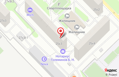 Участковый пункт полиции район Раменки на Мичуринском проспекте, 25 к 3 на карте