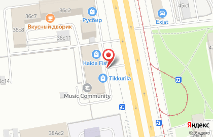 Магазин Tikkurila на Варшавском шоссе на карте