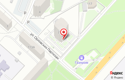 Магазин Красное & Белое в Орле на карте