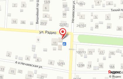 Магазин Пятачок на улице Радио на карте