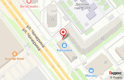 Магазин одежды Модное детство в Калининском районе на карте