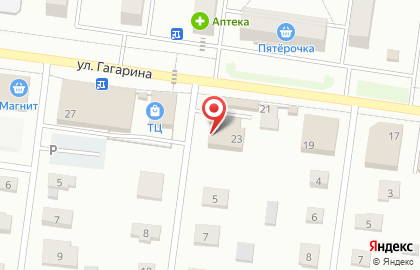 Мебельный салон Валентина на улице Гагарина на карте