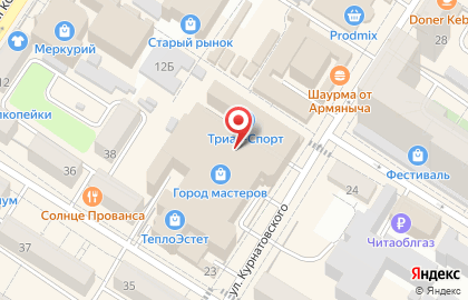 Торговая компания Нью Стайл на улице Курнатовского на карте