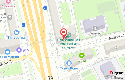 Рубикон на Петровско-Разумовской на карте