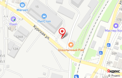 Киоск по продаже яиц, Ленинский район на Курской улице на карте