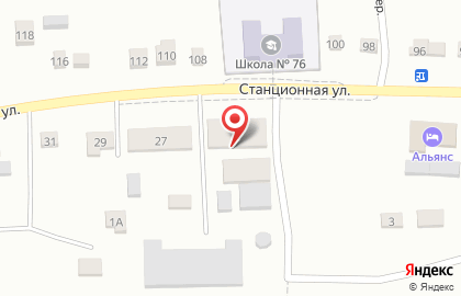 Фабрика мебели Галина на Станционной улице на карте