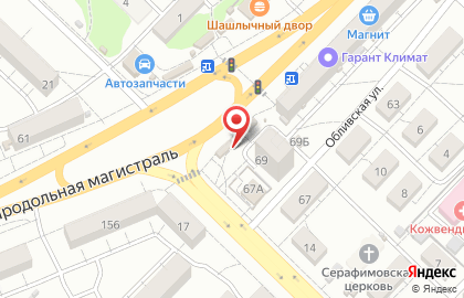 Магазин печатной продукции Союзпечать в Тракторозаводском районе на карте