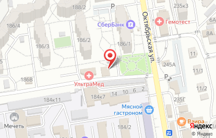 Торговая компания Оранжевое небо & Фейерверк-дисконт на Октябрьской улице на карте
