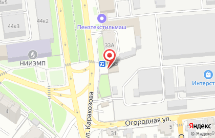 Магазин в Пензе на карте
