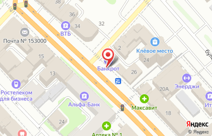 Компания Банкрот Центр в Иваново на карте