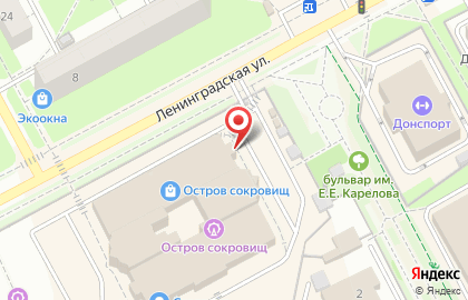 Банкомат Райффайзенбанк на Ленинградской улице в Подольске на карте