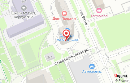 Стоматология Дент Престиж на бульваре Адмирала Ушакова на карте
