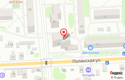 Мастерская по ремонту по ремонту на Полянской улице на карте