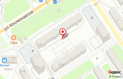 ЗАО Банкомат, МоскомПриватБанк на улице Космонавтов на карте