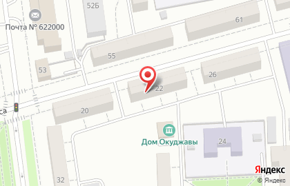Арт-студия Красная ворона на улице Карла Маркса на карте