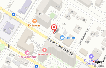 Агентство недвижимости и права Панорама на Карагандинской улице на карте