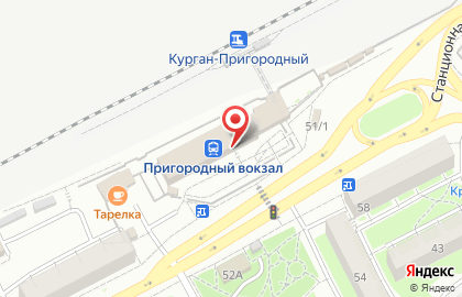 Банкомат ВТБ в Кургане на карте