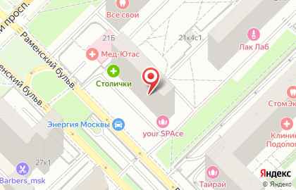 Салон Your SPAce & DURIAN на Мичуринском проспекте на карте