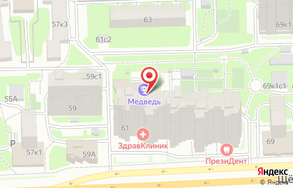 Автостоянка в Москве на карте