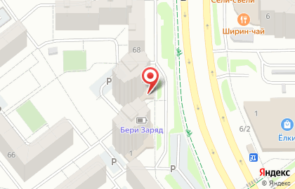 Супермаркет Пятерочка на улице Бейвеля, 3 на карте