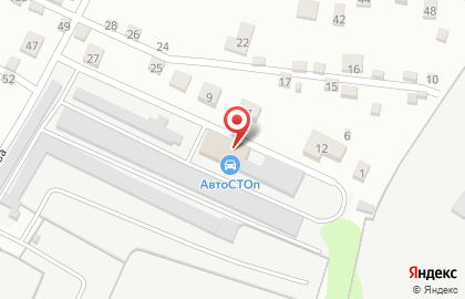 Автосервис АвтоСТОп в переулке Кравцова на карте