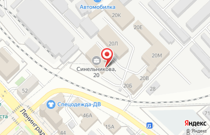 Агентство недвижимости Приоритет в Железнодорожном районе на карте