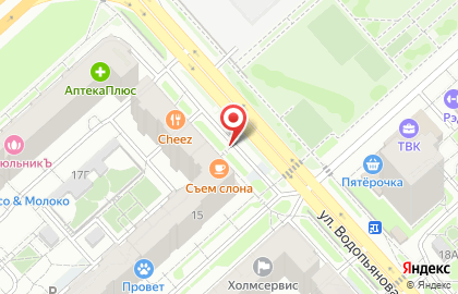 Академия ЗОО на улице Водопьянова на карте