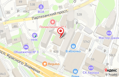 Кулинарный цех Sub Club & ФК Усенко на проспекте Красного Знамени на карте