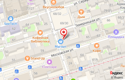 Аграф на Темерницкой улице на карте