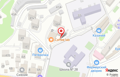Киоск печатной продукции на Лесной на карте