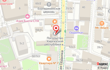 Центр содействия по решению трудовых споров на улице Большая Ордынка на карте