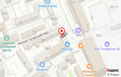 Диван на Третьяковской на карте
