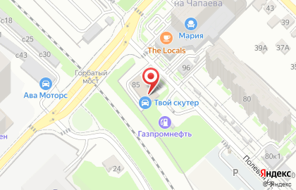 Шиномонтажная мастерская Аргон на Полевой улице на карте