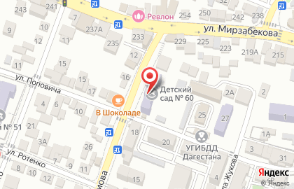 Детский сад №60 в Кировском районе на карте
