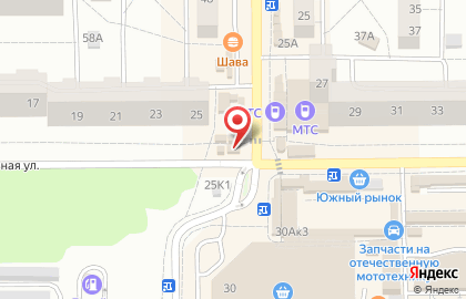 Магазин овощей и фруктов на Интернациональной улице на карте