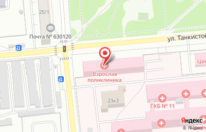 Банкомат КБ Акцепт на улице Танкистов, 23 к 2 на карте