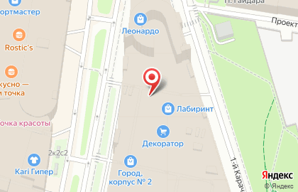 Торговая компания Terminus на Нижегородской на карте