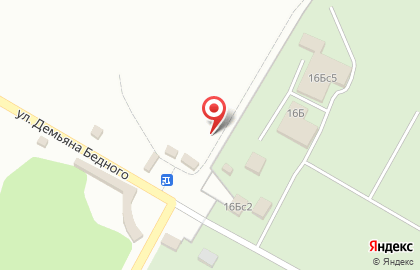 ООО Акрополь на улице Демьяна Бедного на карте